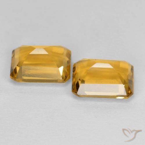 Shop natural 2.97ct 濃いゴールデンオレンジ シトリン gems, 八角形 / エメラルドカット, from ブラジル at GemSelect. In stock, global shipping!