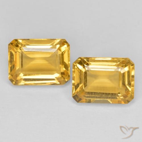 Shop natural 3.25ct ミディアムゴールデン シトリン gems, 八角形 / エメラルドカット, from ブラジル at GemSelect. In stock, global shipping!