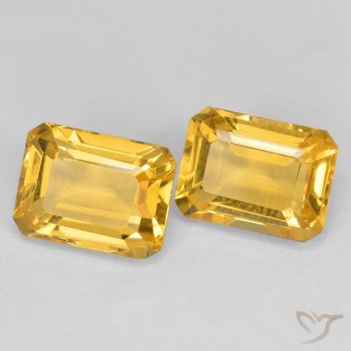 Shop natural 3.25ct ミディアムゴールデン シトリン gems, 八角形 / エメラルドカット, from ブラジル at GemSelect. In stock, global shipping!