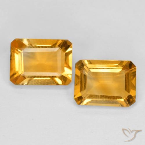 Shop natural 2.58ct ダークオレンジゴールド シトリン gems, 八角形 / エメラルドカット, from ブラジル at GemSelect. In stock, global shipping!