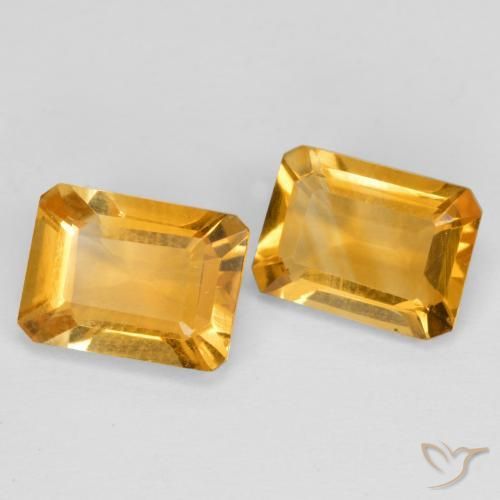 Shop natural 2.58ct ダークオレンジゴールド シトリン gems, 八角形 / エメラルドカット, from ブラジル at GemSelect. In stock, global shipping!