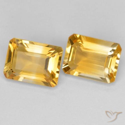 Shop natural 3.11ct 濃いゴールデンオレンジ シトリン gems, 八角形 / エメラルドカット, from ブラジル at GemSelect. In stock, global shipping!