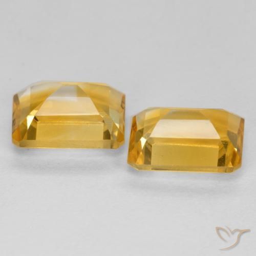 Shop natural 3.11ct 濃いゴールデンオレンジ シトリン gems, 八角形 / エメラルドカット, from ブラジル at GemSelect. In stock, global shipping!