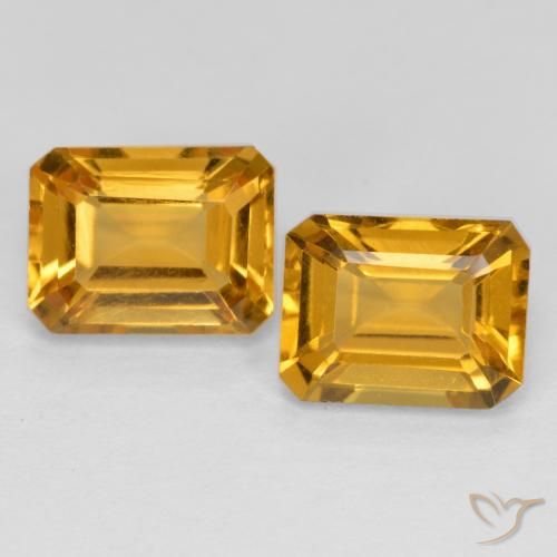 Shop natural 3.24ct ダークゴールデン シトリン gems, 八角形 / エメラルドカット, from ブラジル at GemSelect. In stock, global shipping!