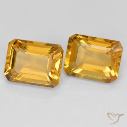 Shop natural 3.24ct ダークゴールデン シトリン gems, 八角形 / エメラルドカット, from ブラジル at GemSelect. In stock, global shipping!