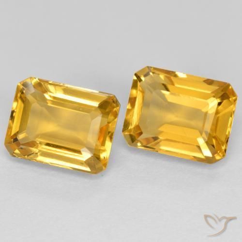 Shop natural 3.43ct 濃いゴールデンオレンジ シトリン gems, 八角形 / エメラルドカット, from ブラジル at GemSelect. In stock, global shipping!