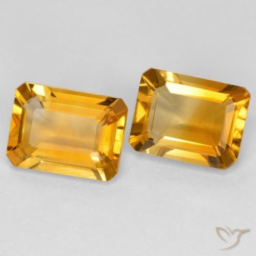 Shop natural 2.80ct オレンジゴールド シトリン gems, 八角形 / エメラルドカット, from ブラジル at GemSelect. In stock, global shipping!