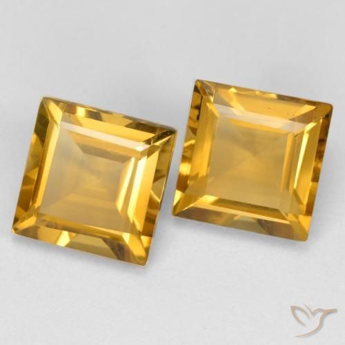 Shop natural 3.34ct ゴールド シトリン gems, 四角形, from ブラジル at GemSelect. In stock, global shipping!