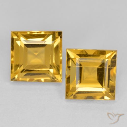 Shop natural 3.28ct ミディアムゴールデン シトリン gems, 四角形, from ブラジル at GemSelect. In stock, global shipping!