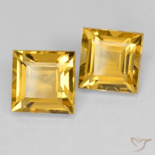 Shop natural 3.28ct ミディアムゴールデン シトリン gems, 四角形, from ブラジル at GemSelect. In stock, global shipping!