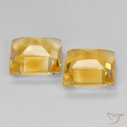 Shop natural 2.94ct ゴールドオレンジ シトリン gems, 四角形, from ブラジル at GemSelect. In stock, global shipping!