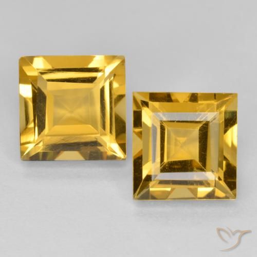 Shop natural 3.28ct 濃いゴールド シトリン gems, 四角形, from ブラジル at GemSelect. In stock, global shipping!