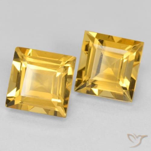 Shop natural 3.28ct 濃いゴールド シトリン gems, 四角形, from ブラジル at GemSelect. In stock, global shipping!