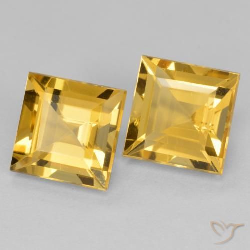 Shop natural 3.30ct 濃いゴールド シトリン gems, 四角形, from ブラジル at GemSelect. In stock, global shipping!