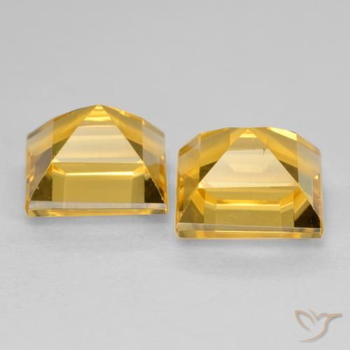 Shop natural 3.30ct 濃いゴールド シトリン gems, 四角形, from ブラジル at GemSelect. In stock, global shipping!