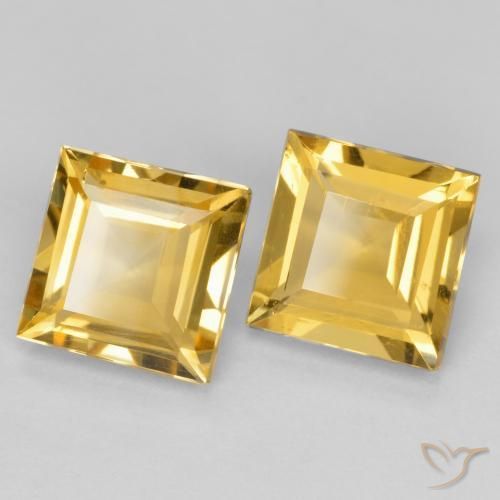 Shop natural 2.94ct ミディアムゴールデン シトリン gems, 四角形, from ブラジル at GemSelect. In stock, global shipping!