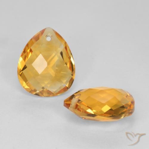 Shop natural 7.49ct ダークゴールデン シトリン gems, 洋梨の形, from ブラジル at GemSelect. In stock, global shipping!