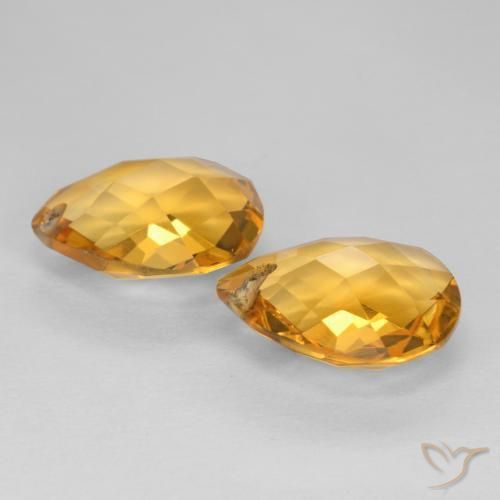Shop natural 6.71ct ダークゴールデン シトリン gems, 洋梨の形, from ブラジル at GemSelect. In stock, global shipping!