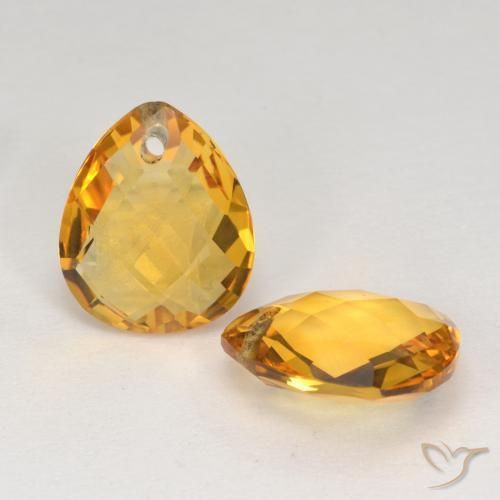 Shop natural 7.19ct ダークゴールデン シトリン gems, 洋梨の形, from ブラジル at GemSelect. In stock, global shipping!