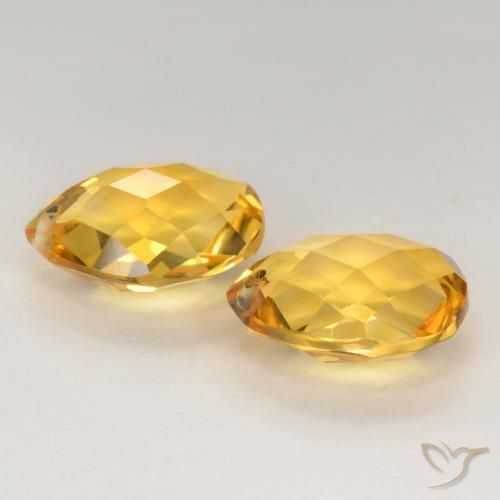 Shop natural 7.58ct ミディアムダークゴールデン シトリン gems, 洋梨の形, from ブラジル at GemSelect. In stock, global shipping!