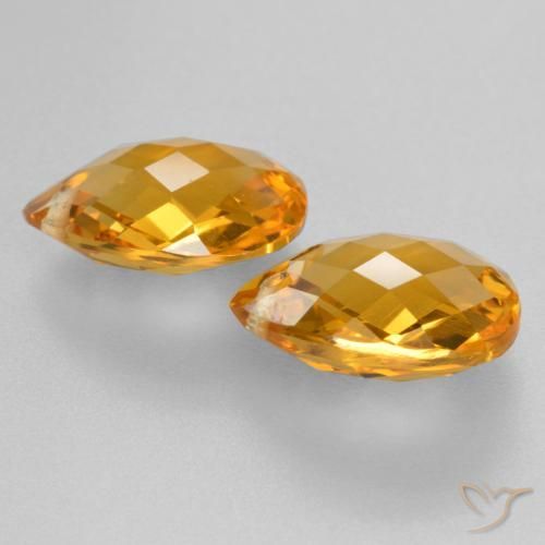 Shop natural 7.14ct ダークオレンジゴールド シトリン gems, 洋梨の形, from ブラジル at GemSelect. In stock, global shipping!