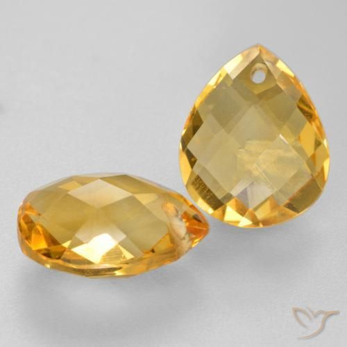Shop natural 7.73ct ミディアムダークゴールデン シトリン gems, 洋梨の形, from ブラジル at GemSelect. In stock, global shipping!