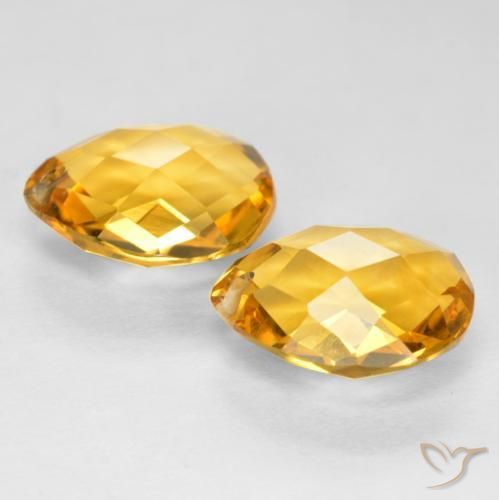 Shop natural 7.09ct 濃いゴールデンオレンジ シトリン gems, 洋梨の形, from ブラジル at GemSelect. In stock, global shipping!