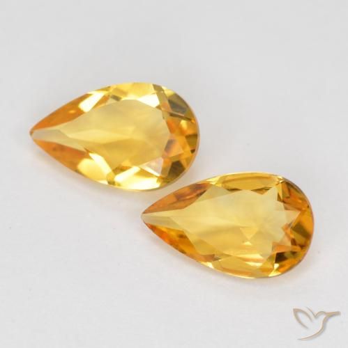 Shop natural 1.21ct ゴールドオレンジ シトリン gems, 洋梨の形, from ブラジル at GemSelect. In stock, global shipping!