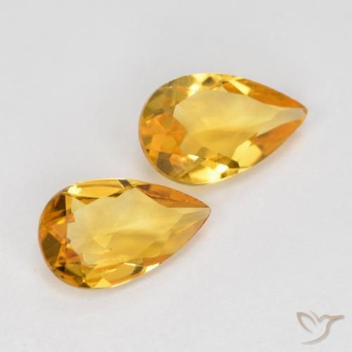 Shop natural 1.21ct ゴールドオレンジ シトリン gems, 洋梨の形, from ブラジル at GemSelect. In stock, global shipping!
