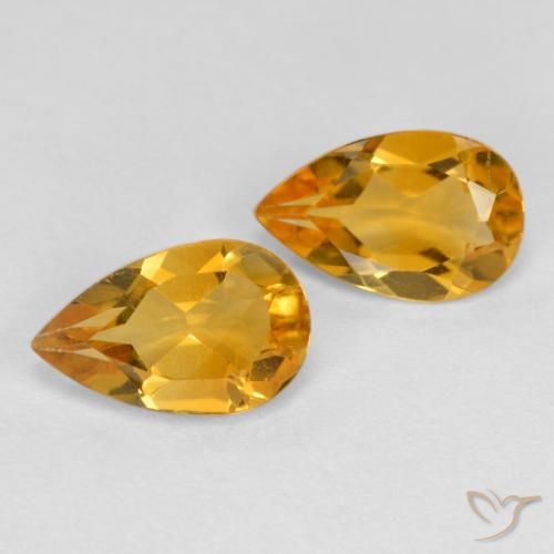 Shop natural 1.40ct ダークオレンジゴールド シトリン gems, 洋梨の形, from ブラジル at GemSelect. In stock, global shipping!