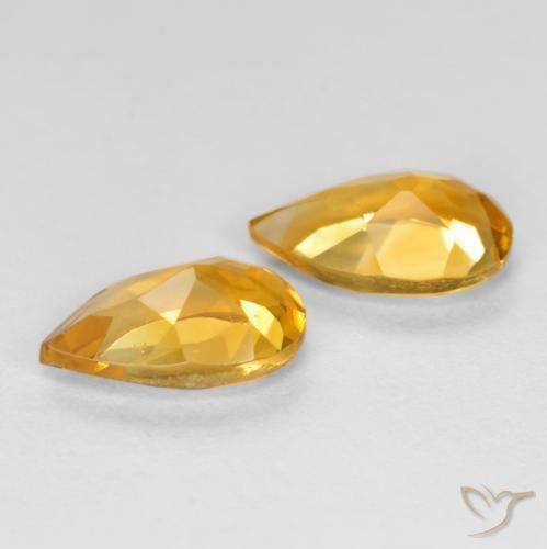 Shop natural 1.40ct ダークオレンジゴールド シトリン gems, 洋梨の形, from ブラジル at GemSelect. In stock, global shipping!