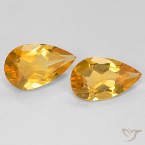 Shop natural 1.38ct ダークゴールデン シトリン gems, 洋梨の形, from ブラジル at GemSelect. In stock, global shipping!