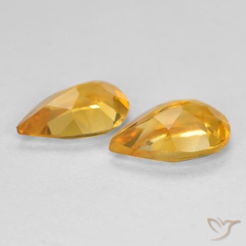 Shop natural 1.38ct ダークゴールデン シトリン gems, 洋梨の形, from ブラジル at GemSelect. In stock, global shipping!