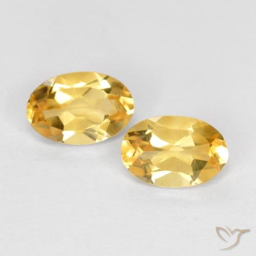 Shop natural 0.81ct ミディアムゴールド シトリン gems, 楕円形, from ブラジル at GemSelect. In stock, global shipping!
