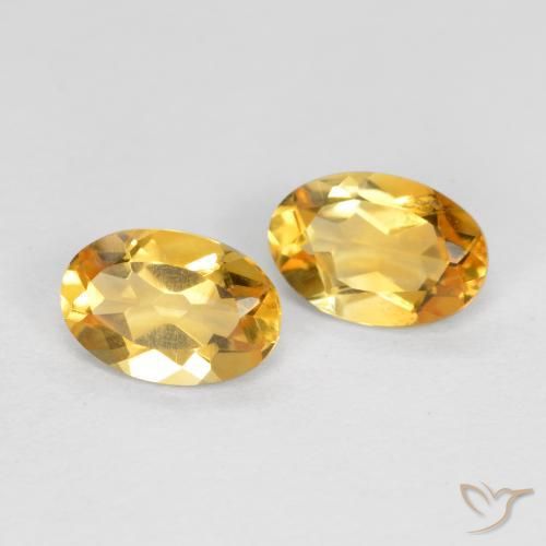 Shop natural 0.74ct ミディアムゴールド シトリン gems, 楕円形, from ブラジル at GemSelect. In stock, global shipping!