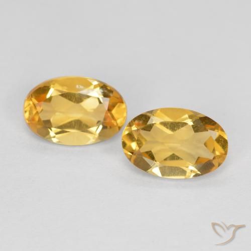 Shop natural 0.74ct ミディアムゴールデン シトリン gems, 楕円形, from ブラジル at GemSelect. In stock, global shipping!