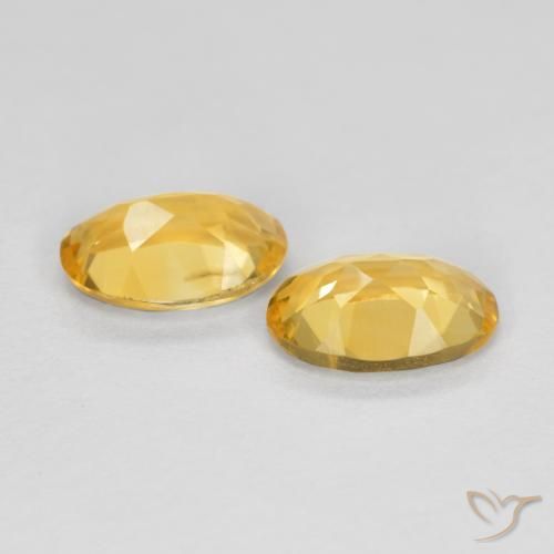 Shop natural 0.74ct ミディアムゴールデン シトリン gems, 楕円形, from ブラジル at GemSelect. In stock, global shipping!