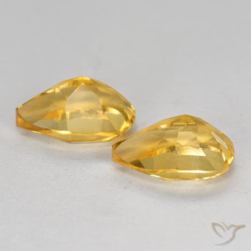 Shop natural 1.39ct ミディアムダークゴールデン シトリン gems, 洋梨の形, from ブラジル at GemSelect. In stock, global shipping!