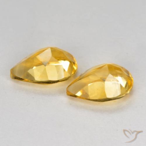 Shop natural 1.30ct 濃いゴールデンオレンジ シトリン gems, 洋梨の形, from ブラジル at GemSelect. In stock, global shipping!