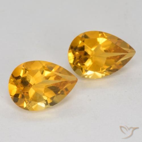 Shop natural 1.40ct ダークオレンジゴールド シトリン gems, 洋梨の形, from ブラジル at GemSelect. In stock, global shipping!