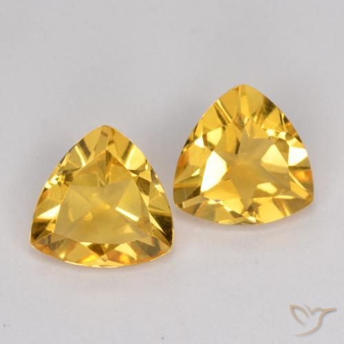 Shop natural 1.87ct ミディアムゴールド シトリン gems, トリリオン, from ブラジル at GemSelect. In stock, global shipping!