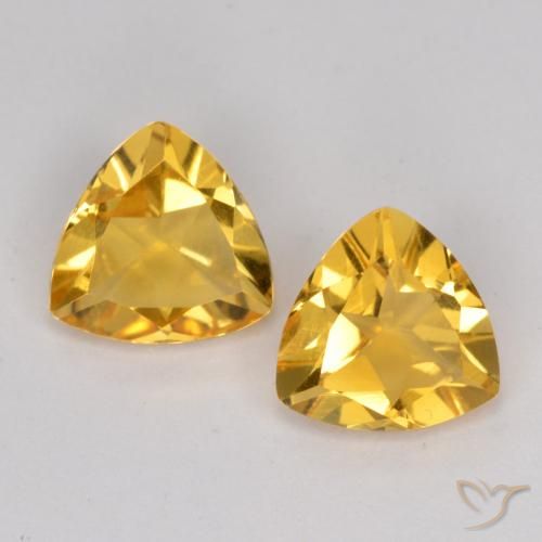 Shop natural 1.87ct ミディアムゴールド シトリン gems, トリリオン, from ブラジル at GemSelect. In stock, global shipping!