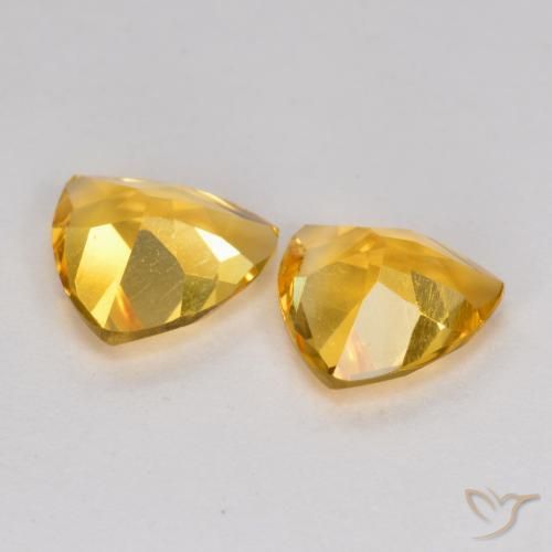 Shop natural 1.87ct ミディアムゴールド シトリン gems, トリリオン, from ブラジル at GemSelect. In stock, global shipping!
