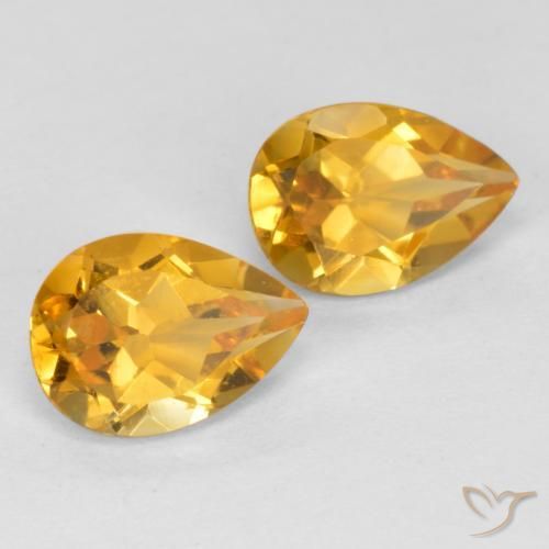 Shop natural 1.31ct 濃いゴールデンオレンジ シトリン gems, 洋梨の形, from ブラジル at GemSelect. In stock, global shipping!