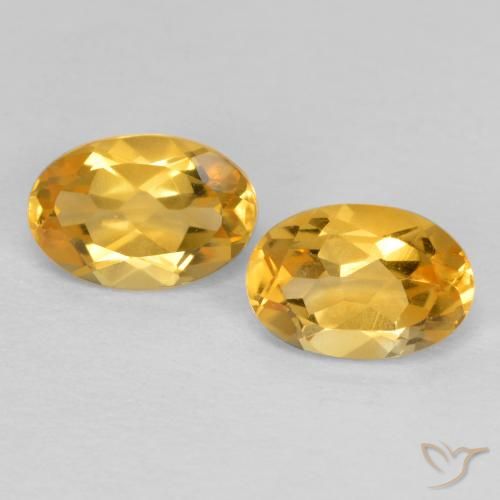 Shop natural 0.82ct 濃いゴールデンオレンジ シトリン gems, 楕円形, from ブラジル at GemSelect. In stock, global shipping!