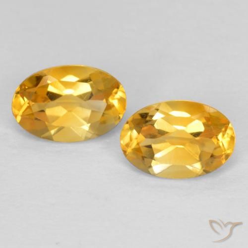 Shop natural 0.84ct ミディアムダークゴールデン シトリン gems, 楕円形, from ブラジル at GemSelect. In stock, global shipping!