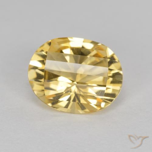 2.36ct 天然 ゴールド シトリン, 楕円形, VVS