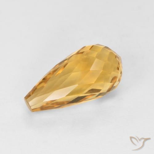 2.74ct 天然 ミディアムオレンジ シトリン, ブリオレット, VVS-VS