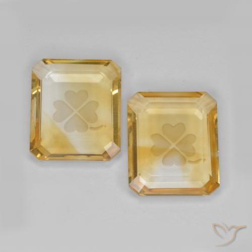 Shop natural 6.86ct ゴールド シトリン gems, 八角形 / エメラルドカット, from ブラジル at GemSelect. In stock, global shipping!