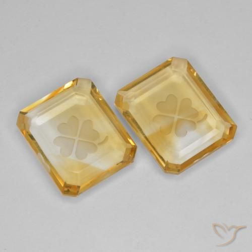 Shop natural 6.86ct ゴールド シトリン gems, 八角形 / エメラルドカット, from ブラジル at GemSelect. In stock, global shipping!